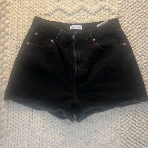 Zara Black Jean Shorts